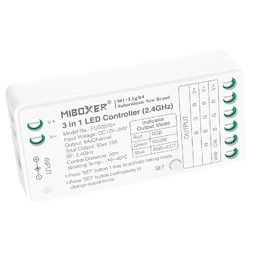 Ledkia Contrôleur Variateur LED 3 en 1