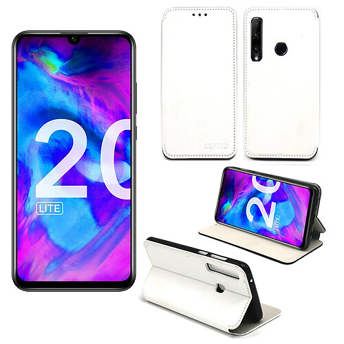 Xeptio Étui Huawei Honor 20 LITE Blanc Slim