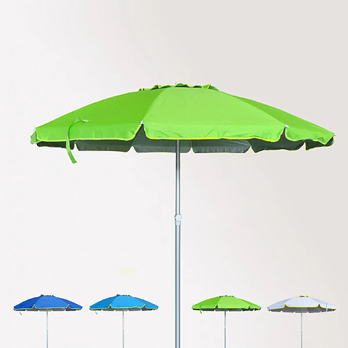 Beachline Parasol de plage rond - Vert
