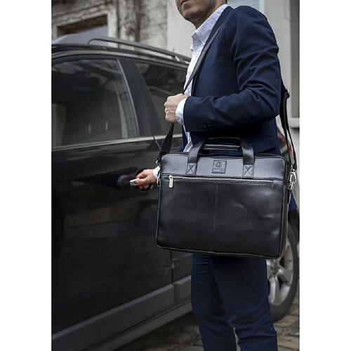 Exacompta Sac d'Ordinateur Portable Cuir Exactive