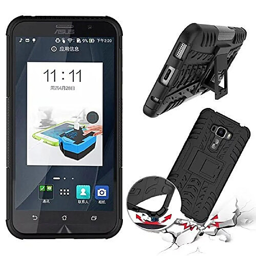 XEPTIO Coque Asus Zenfone 3 Deluxe ZS570KL - Noir