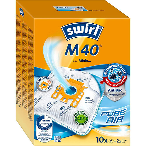 Abc sacs d’aspirateur MicroPor M40 - Lot de 10
