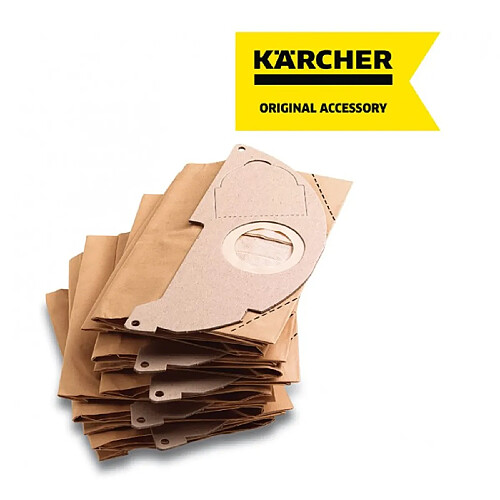 Karcher sachets filtre papier aspirateur WD 2/WD 2.200