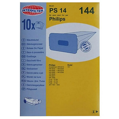 Candy Sacs d’aspirateur compatibles Philips - Lot de 10