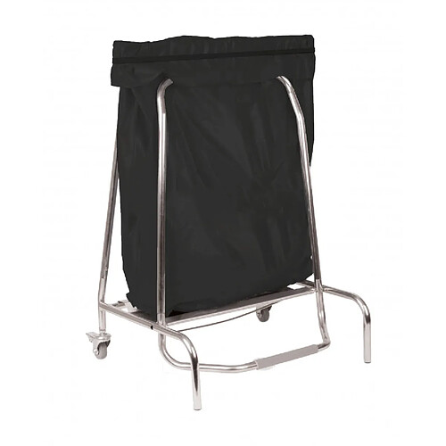 CASSELIN Porte Sac Poubelle Inox 80 L