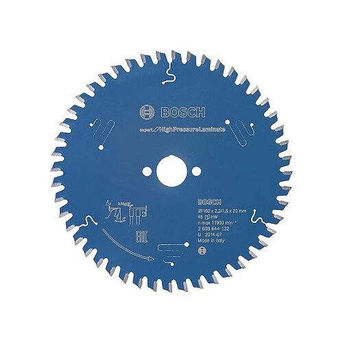 Bosch Lame de scie circulaire carbure - 165 mm