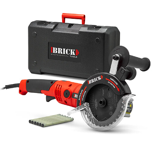 Scie circulaire BRICK 1200W double lame multimatériaux
