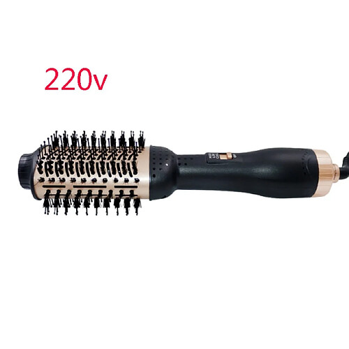 Brosse sèche-cheveux 2 en 1 - Noir