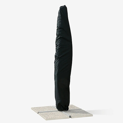 Elios parasols Housse de parasol déporté - Gris foncé