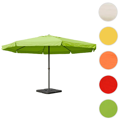 Mendler Parasol de jardin rond - Vert
