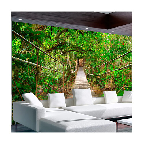 ARTGEIST Papier peint - Bridge amid greenery