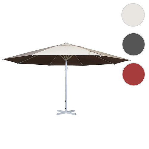 Mendler Parasol de jardin - Crème-beige