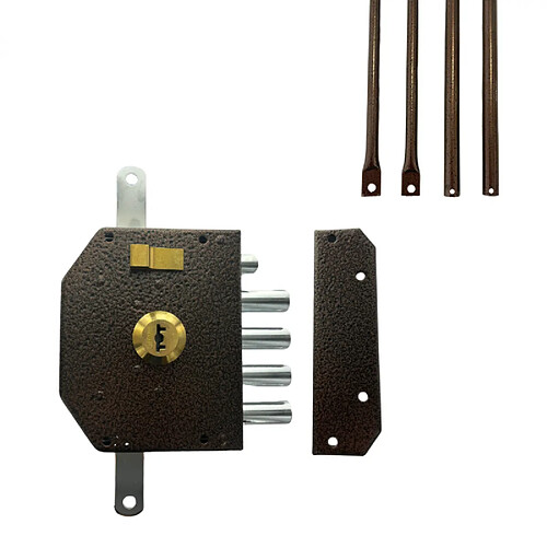 Secury-T SECURY T Serrure 5 points - Marron