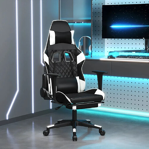 vidaXL Chaise de jeu avec repose-pied