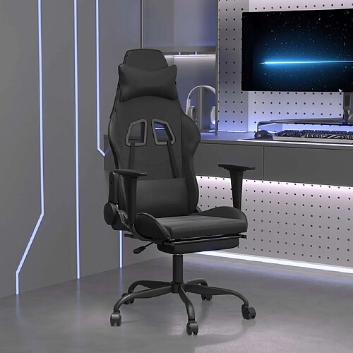 vidaXL Chaise de jeu de massage - Noir