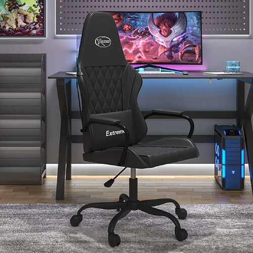 VidaXL Chaise de jeu - Noir