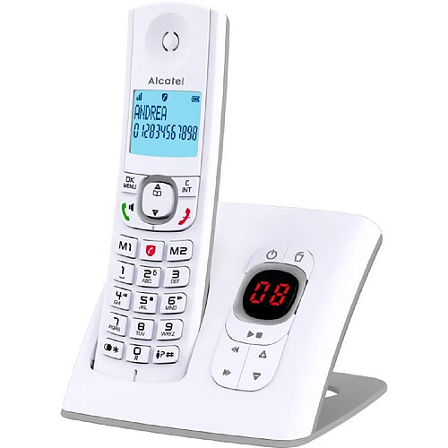 Alcatel téléphone fixe sans fil - Gris