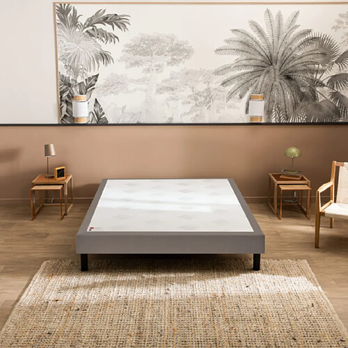 EPEDA Sommier Nature Medium Gris Souris 160x200