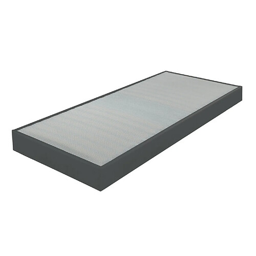Mes Sommier tapissier 1 place - Gris