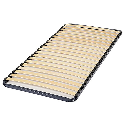 Promo matelas Sommier cadre à lattes métal - Bleu foncé