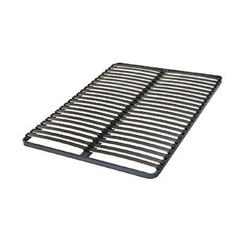 Mes sommier cadre à lattes Lateo - Gris foncé