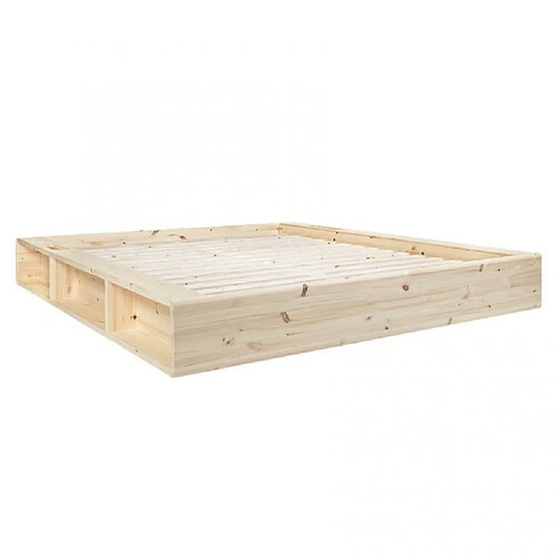 Inside 75 sommier Ziggy à lattes - Naturel