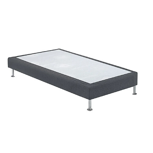 Bultex Sommier confort medium 3 zones - Gris