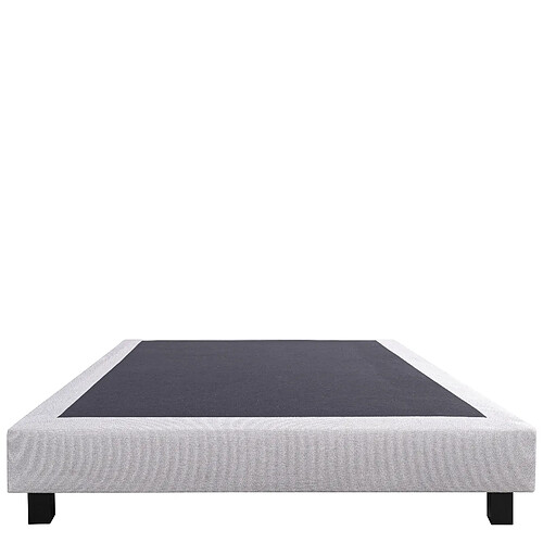 Luxury literie Sommier tapissier 2 places - Gris