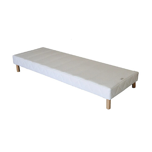 Promo matelas Sommier tapissier - Blanc