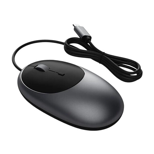 Satechi Souris Filaire C1 USB-C Moderne et Ambidextre Gris