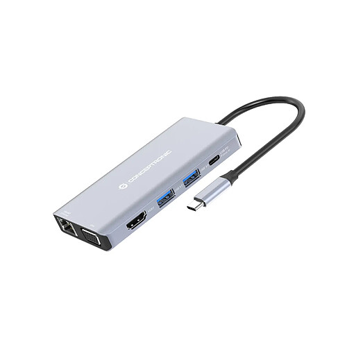 CONCEPTRONIC HUB USB-C Multiport 10en1