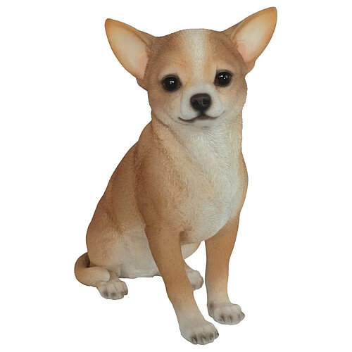 Vivid Arts Chihuahua Assis en Résine - 23 cm