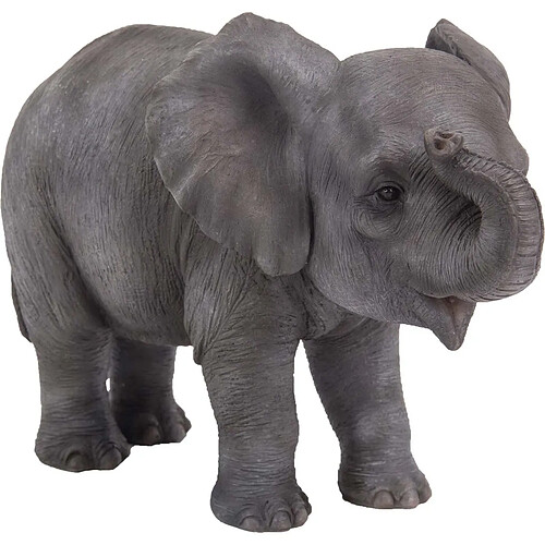 Vivid Arts Vivid_arts Statue bébé éléphant résine - Gris