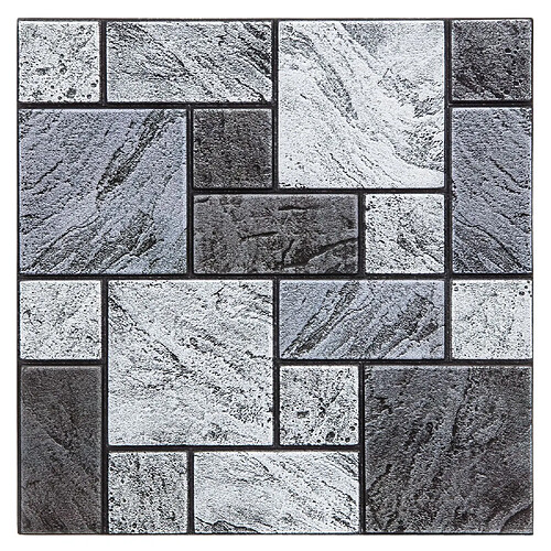 Atmosphera 2 Stickers carrelage Mur - Noir