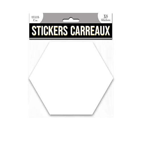 Sudtrading 4 Stickers effet marbre - 15 x 13 cm