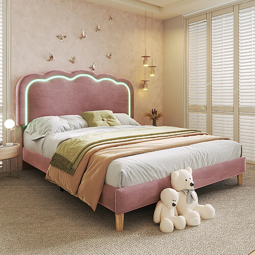 KOMHTOM Lit LED - Rose 140x200 cm