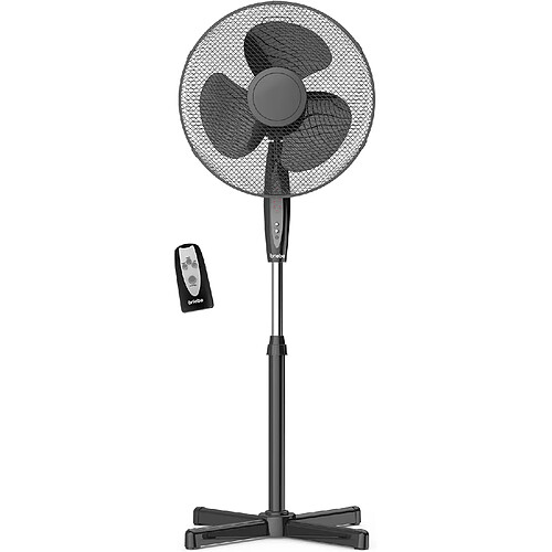 Briebe Ventilateur sur pied - Noir