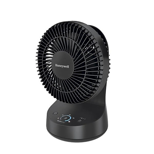 Ventilateur de table 19cm 34w 5 vitesses noir - HTF337BE4 - Quietset 5 - HONEYWELL