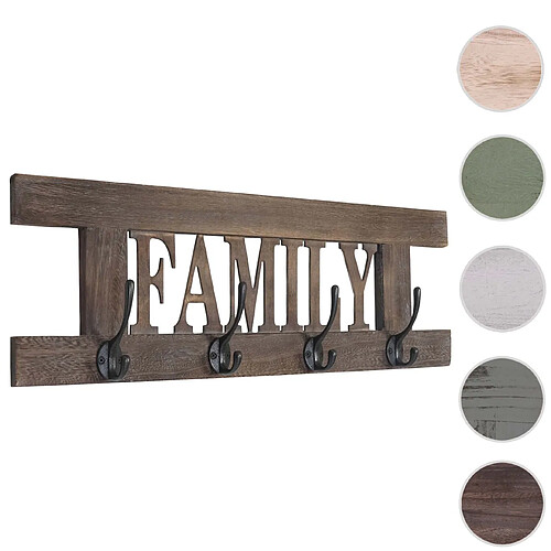 Mendler Vestiaire mural métal - Marron