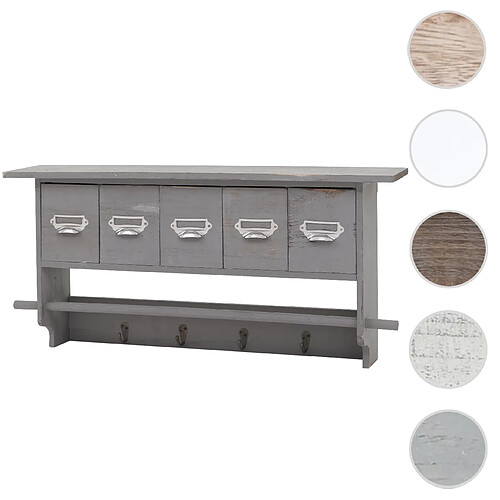 Mendler Portemanteau mural - Gris