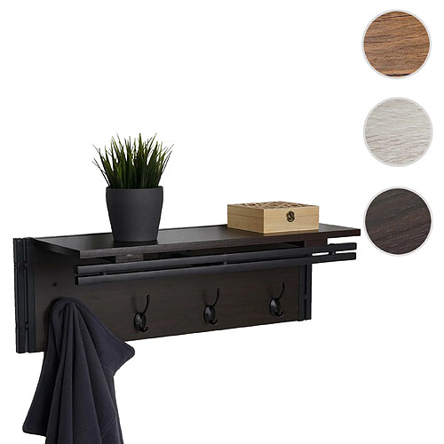 Mendler Vestiaire avec penderie - Marron