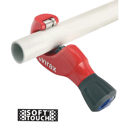 Virax Coupe-tube pour tuyaux plastique - Rouge