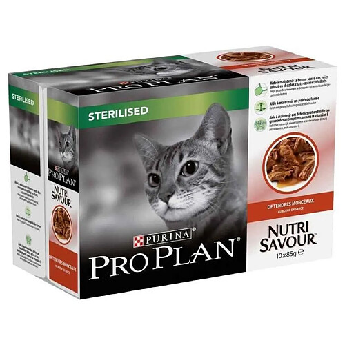 Pro Plan Multipack Patée de Bœuf pour Chaton 10 x 85 g
