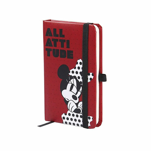 Disney Minnie Mouse Carnet de Notes Rouge A6