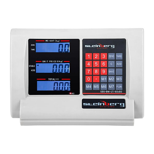 Helloshop26 Balance au sol industrie - 1 tonne