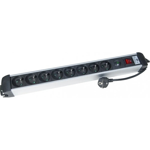 Abi Diffusion Abi_diffusion Multiprise 8 prises - Aluminium