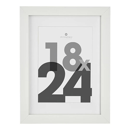 Cadre Photo Bois 18x24cm Blanc