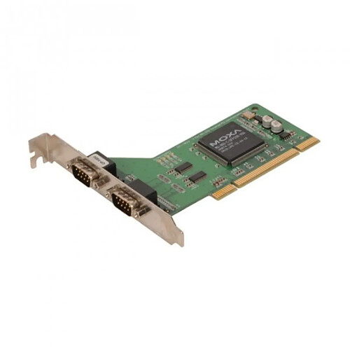 Moxa Carte PCI 2 Ports RS-232 DB9 · Occasion