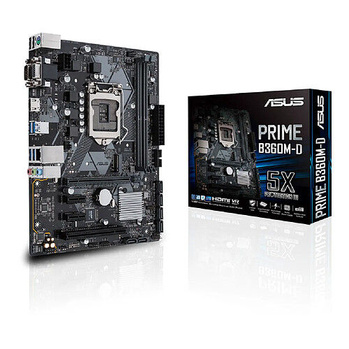 Asus Prime B360M-D · Reconditionné
