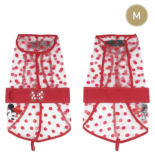Disney Minnie Mouse Imperméable pour chien - M rouge